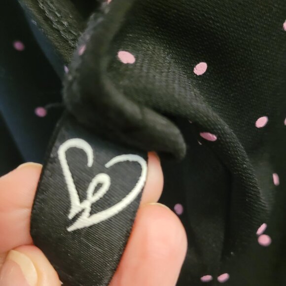 💕NWT Windsor Black and Pink Halter Midi Dress - Sz Large - Picture 6 of 12